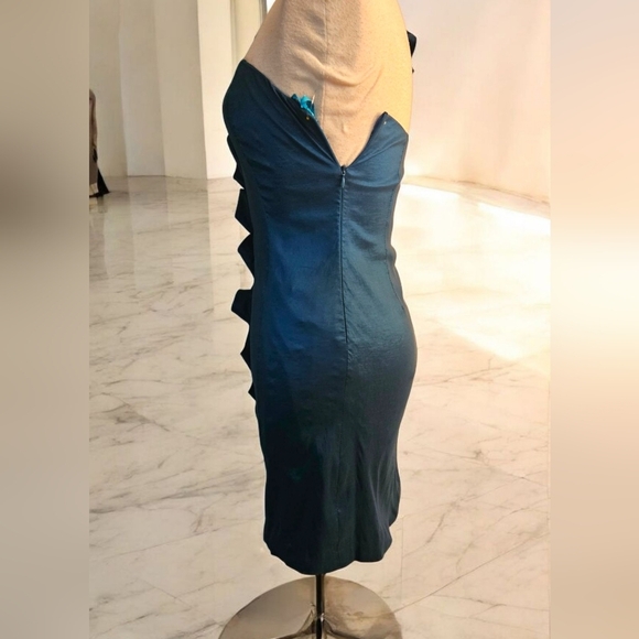 Source Unknown One-Shoulder Navy Dress - Picture 4 of 8